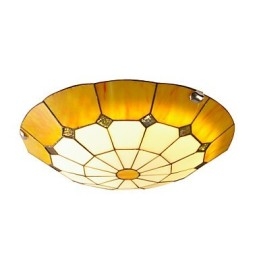 Lámpara de techo de estilo mediterráneo, lámpara romántica, diámetro 50 cm.