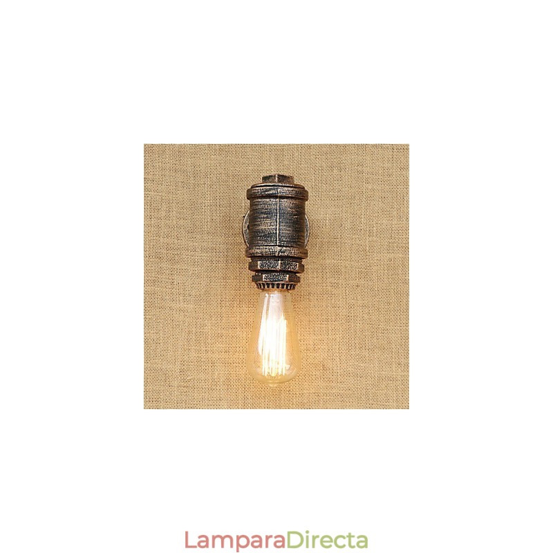 Aplique de pared con luz ambiental estilo mini con pintura retro campestre