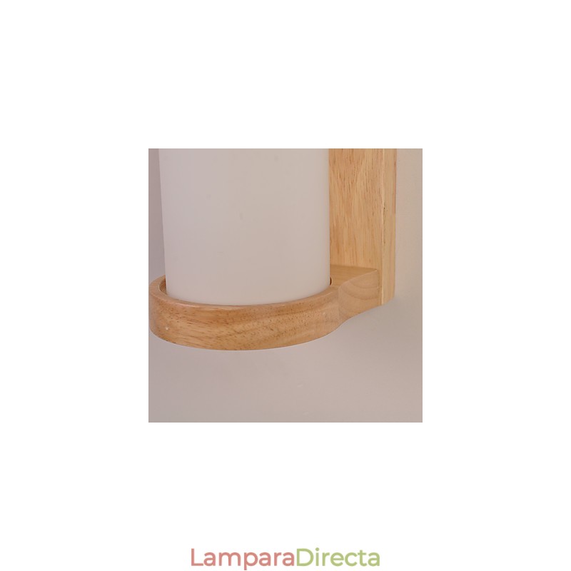 Pintura campestre contemporánea moderna para apliques de pared con luz ambiental.
