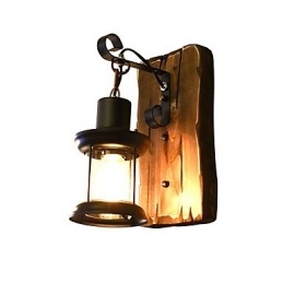 Lámpara de pared con pintura clásica tradicional rústica tipo cabaña para luces de pared empotradas.
