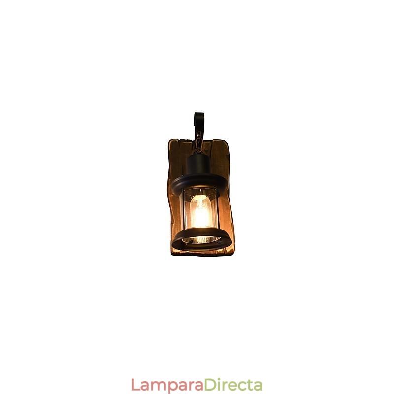 Lámpara de pared con pintura clásica tradicional rústica tipo cabaña para luces de pared empotradas.