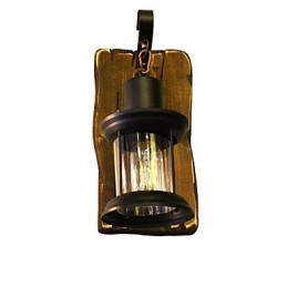 Lámpara de pared con pintura clásica tradicional rústica tipo cabaña para luces de pared empotradas.