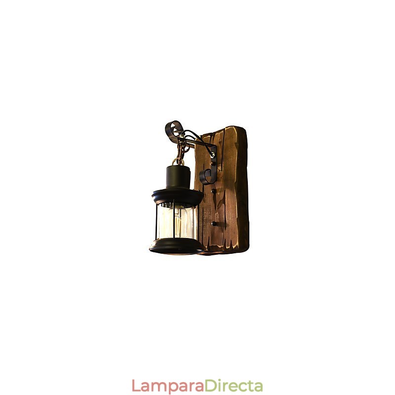 Lámpara de pared con pintura clásica tradicional rústica tipo cabaña para luces de pared empotradas.