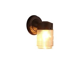Aplique de pared moderno contemporáneo con acabado en óxido negro, ideal para apliques de pared con luz ambiental de estilo mini.