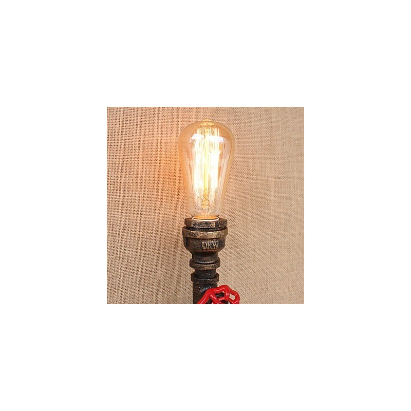 Aplique de pared con luz ambiental estilo mini con pintura retro campestre