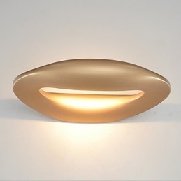 Pintura contemporánea moderna integrada para apliques de pared con luz ambiental.
