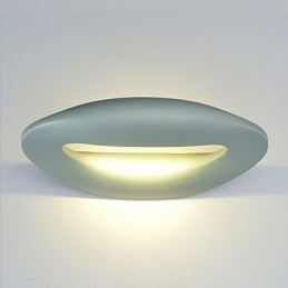 Pintura contemporánea moderna integrada para apliques de pared con luz ambiental.
