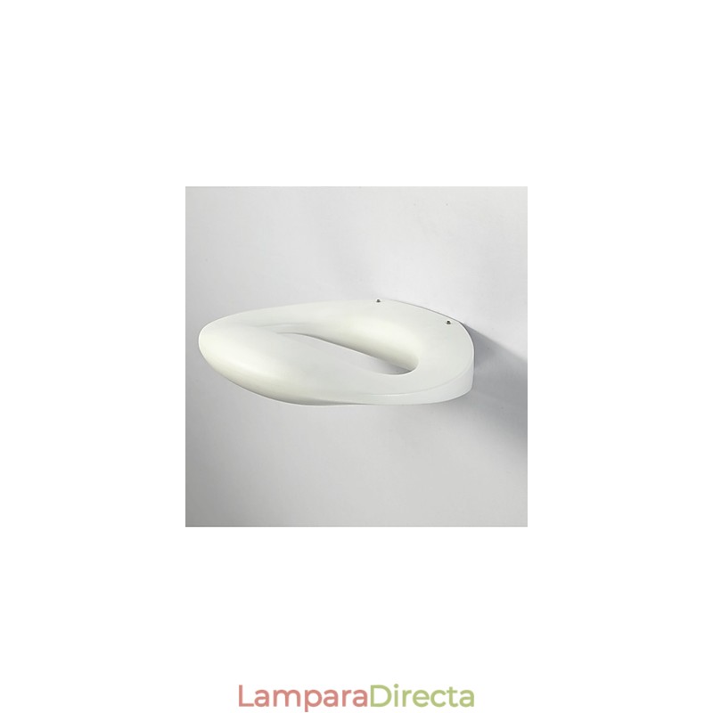 Pintura contemporánea moderna integrada para apliques de pared con luz ambiental.
