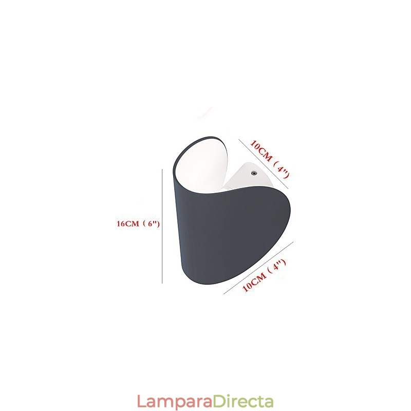 Apliques de pared con luz ambiental de estilo mini, lámpara de pared con personalidad, pintura contemporánea moderna