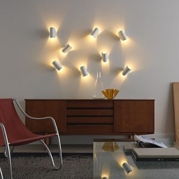 Apliques de pared con luz ambiental de estilo mini, lámpara de pared con personalidad, pintura contemporánea moderna