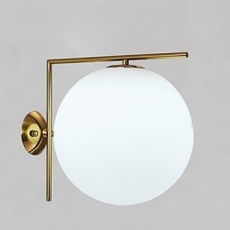 Apliques de pared con luz ambiental moderna y contemporánea en oro rosa