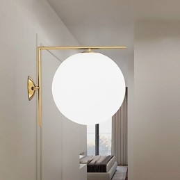 Apliques de pared con luz ambiental moderna y contemporánea en oro rosa