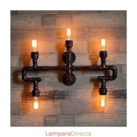 Pintura contemporánea moderna integrada para apliques de pared con luz ambiental. Pintura contemporánea moderna integrada para apliques de pared con luz ambiental.