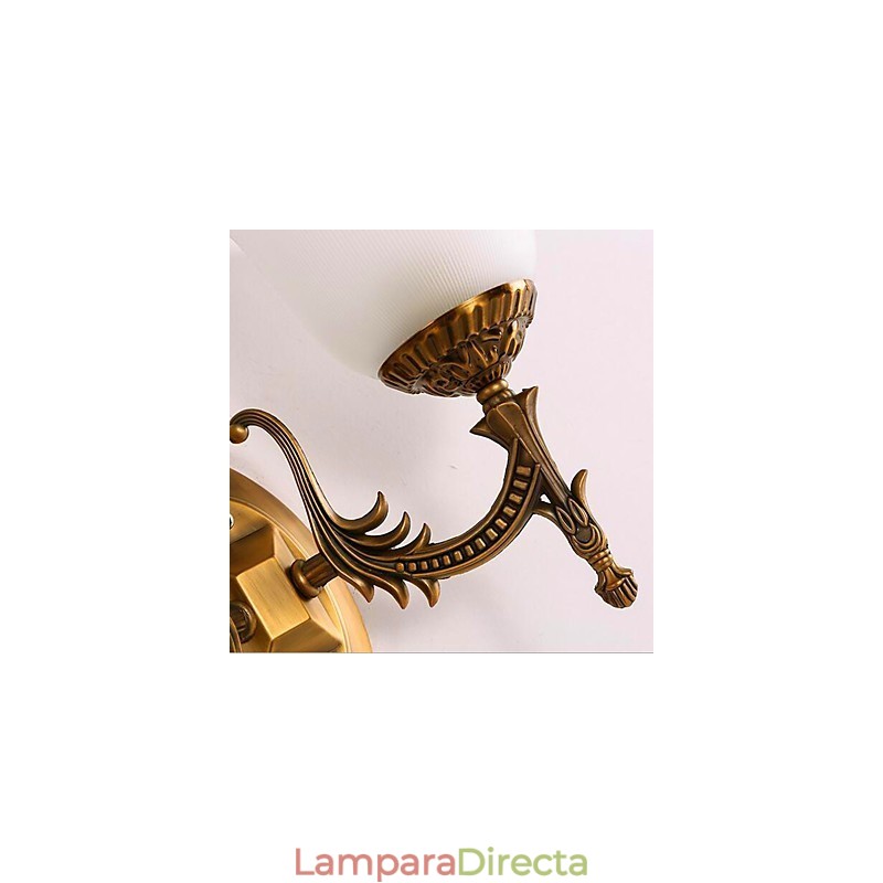Lámparas de pared modernas y contemporáneas con acabado galvanizado para protección ocular, estilo europeo o americano.