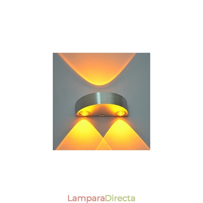 Apliques de pared con luz ambiental de estilo mini, multicolor, 3 funciones novedosas
