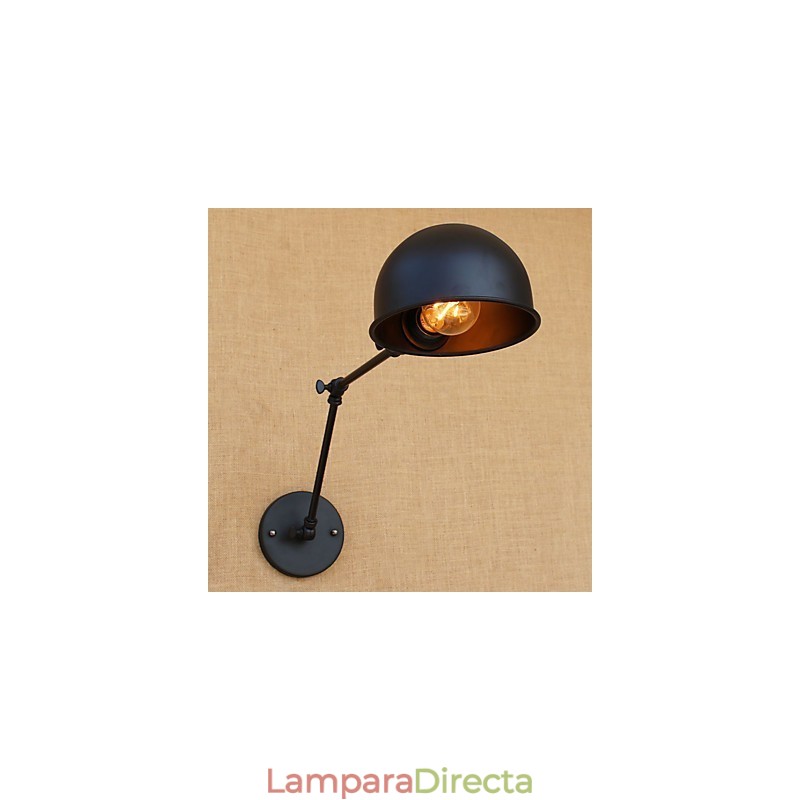 Lámpara de brazo oscilante estilo mini con protección ocular y pintura retro de estilo campestre sencilla.
