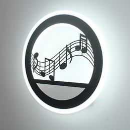 Lámpara de pared creativa para dormitorio, mesita de noche, luz acrílica para pasillo de entrada, escalera moderna y sencilla, lámparas para balcón
