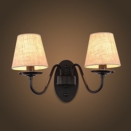 Apliques de pared con luz ambiental de pintura vintage sencilla de estilo rústico