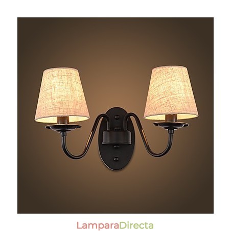 Apliques de pared con luz ambiental de pintura vintage sencilla de estilo rústico Apliques de pared con luz ambiental de pintura vintage sencilla de estilo rústico