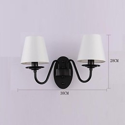 Apliques de pared con luz ambiental de pintura vintage sencilla de estilo rústico