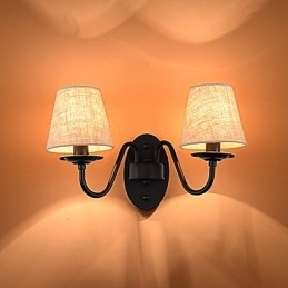 Apliques de pared con luz ambiental de pintura vintage sencilla de estilo rústico
