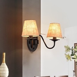 Apliques de pared con luz ambiental de pintura vintage sencilla de estilo rústico