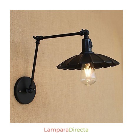 Lámpara de pared con brazo oscilante estilo mini con pintura vintage de estilo campestre Lámpara de pared con brazo oscilante estilo mini con pintura vintage de estilo campestre