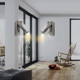 Apliques de pared con luz ambiental de estilo mini, modernos y contemporáneos.