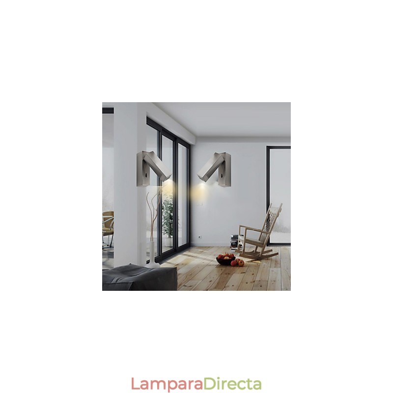 Apliques de pared con luz ambiental de estilo mini, modernos y contemporáneos.