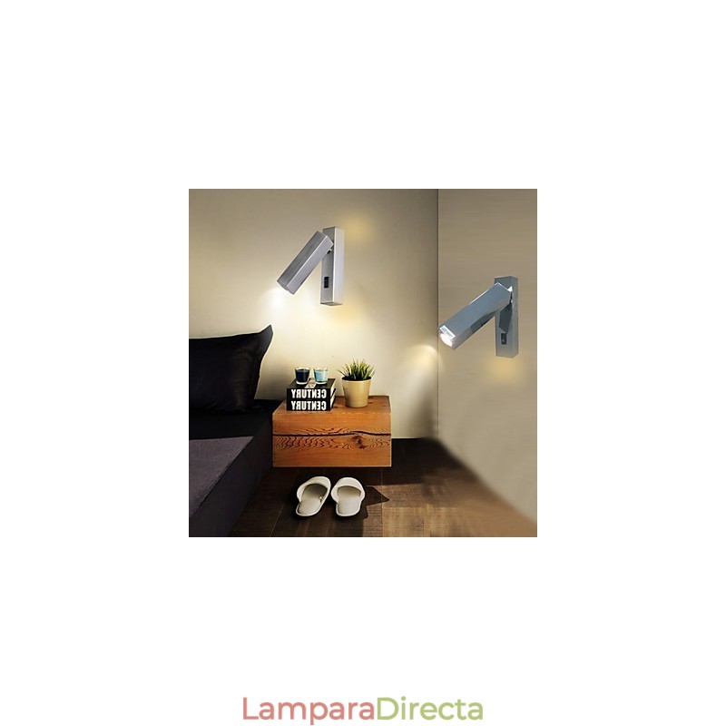 Apliques de pared con luz ambiental de estilo mini, modernos y contemporáneos.