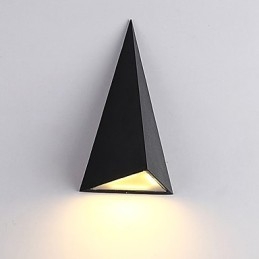 Aplique de pared con luz ambiental moderna y contemporánea de estilo mini, novedoso e integrado, lámpara de pared impermeable para exteriores.