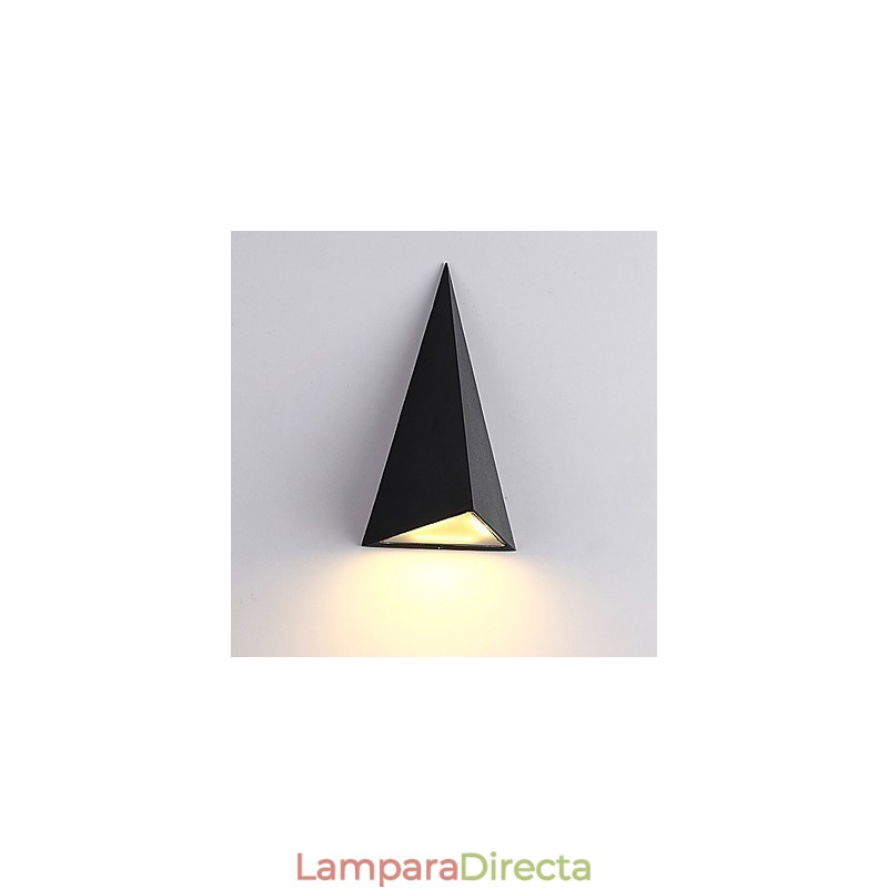 Aplique de pared con luz ambiental moderna y contemporánea de estilo mini, novedoso e integrado, lámpara de pared impermeable para exteriores.