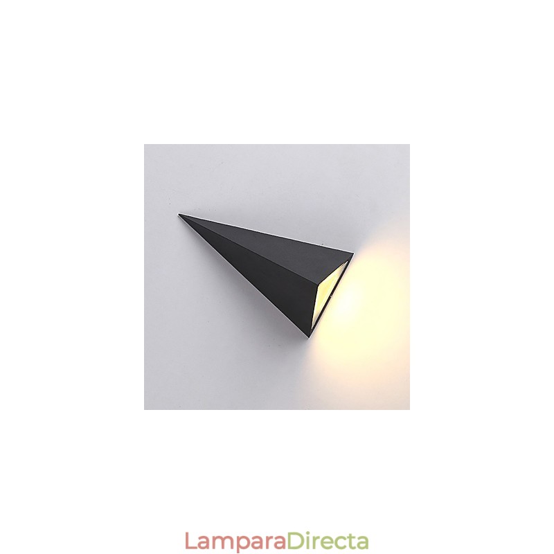 Aplique de pared con luz ambiental moderna y contemporánea de estilo mini, novedoso e integrado, lámpara de pared impermeable para exteriores.