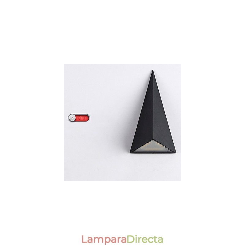Aplique de pared con luz ambiental moderna y contemporánea de estilo mini, novedoso e integrado, lámpara de pared impermeable para exteriores.