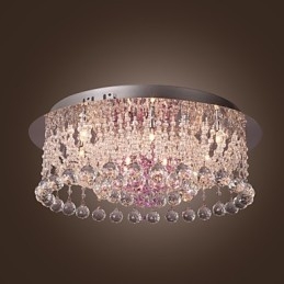 Lámpara de araña de cristal de lujo con 12 luces Louis Design