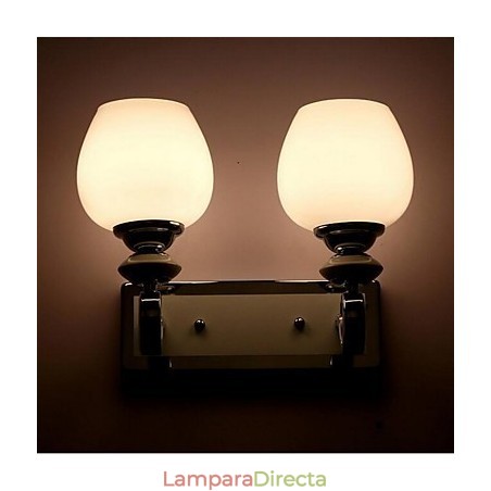 Apliques de pared modernos, contemporáneos, con iluminación ascendente y acabado galvanizado Apliques de pared modernos, contemporáneos, con iluminación ascendente y acabado galvanizado