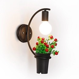Pintura contemporánea moderna y contemporánea para apliques de pared con luz ambiental.