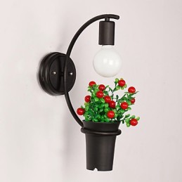 Pintura contemporánea moderna y contemporánea para apliques de pared con luz ambiental.