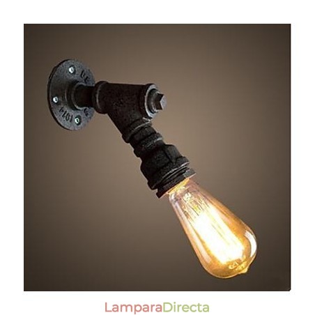 Apliques de pared con luz ambiental de arco con pintura rústica de cabaña Apliques de pared con luz ambiental de arco con pintura rústica de cabaña