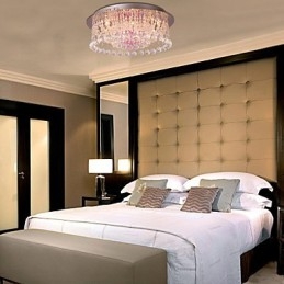 Lámpara de araña de cristal de lujo con 12 luces Louis Design
