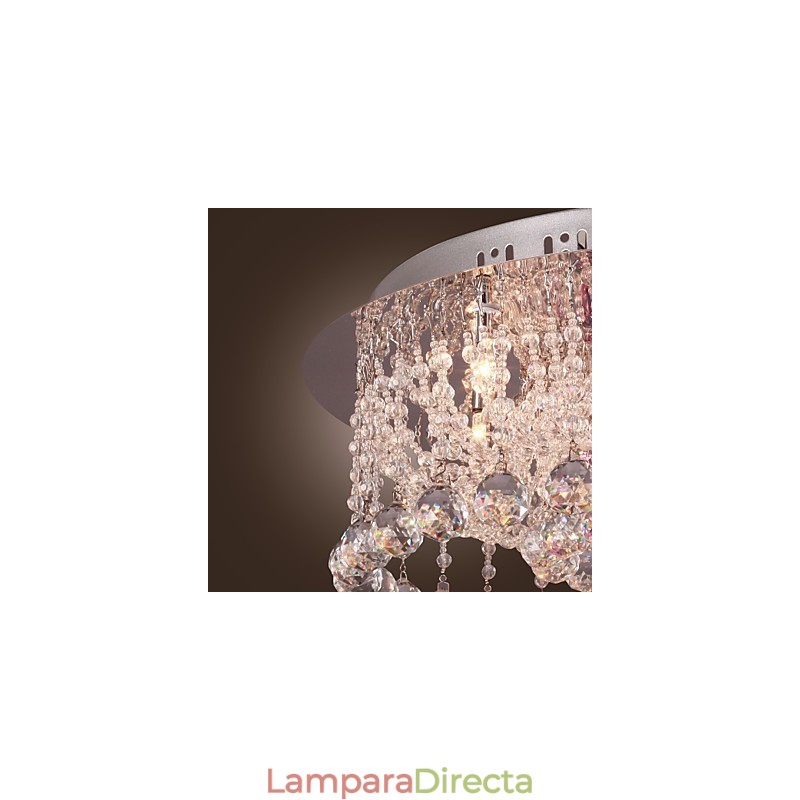 Lámpara de araña de cristal de lujo con 12 luces Louis Design
