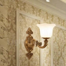 Apliques de pared de lujo de metal para interiores, estilo clásico tradicional, para sala de estar, comedor y dormitorio.