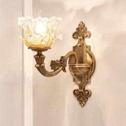 Apliques de pared de lujo de metal para interiores, estilo clásico tradicional, para sala de estar, comedor y dormitorio.