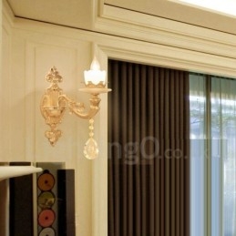 Apliques de pared de lujo de metal para interiores, estilo clásico tradicional, para sala de estar, comedor y dormitorio.