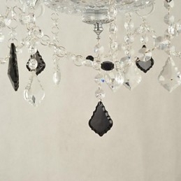 Lámpara de araña de cristal contemporánea moderna
