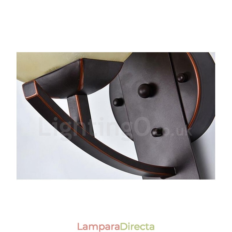 Apliques de pared clásicos tradicionales de una sola luz para interiores