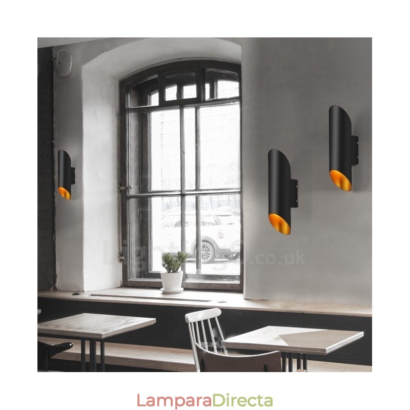 Lámparas de pared modernas y contemporáneas de aleación de aluminio con montaje empotrado