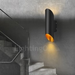 Lámparas de pared modernas y contemporáneas de aleación de aluminio con montaje empotrado