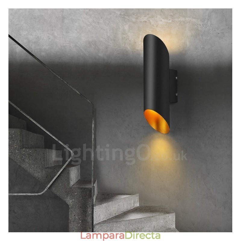 Lámparas de pared modernas y contemporáneas de aleación de aluminio con montaje empotrado