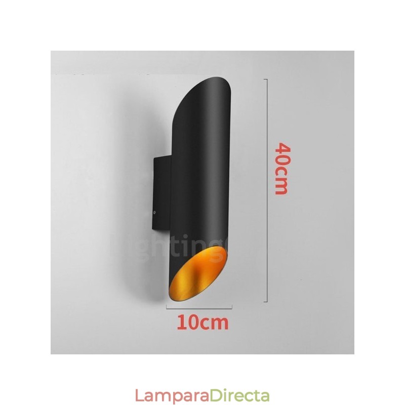 Lámparas de pared modernas y contemporáneas de aleación de aluminio con montaje empotrado